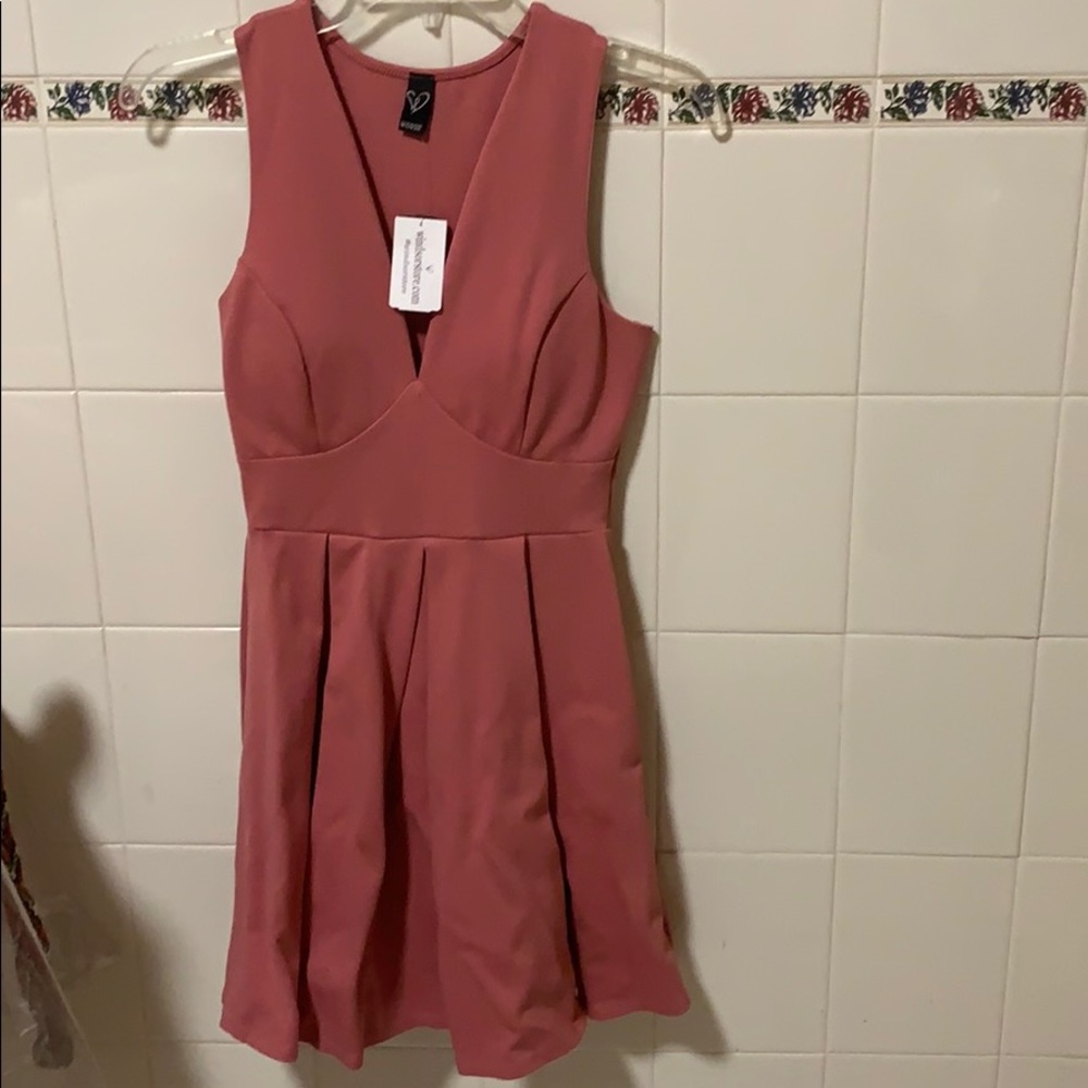 Soft pink dress